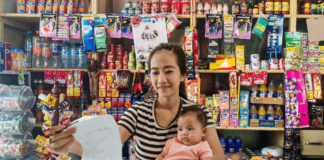 Ser comerciante y tener hijos al mismo tiempo