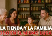Familia y tienda: cuando el mostrador también es hogar