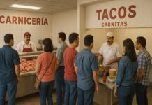 La Carnicería de Don Lupe: Cuando la decisión equivocada derrumba las ventas Fotografía de una carnicería con área de tacos y espacio amplio para clientes; representa cómo la experiencia del lugar puede elevar o hundir las ventas.